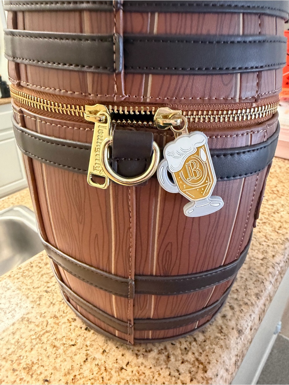 Loungefly Harry Potter Butterbeer barrel purse. - Picture 5 of 5